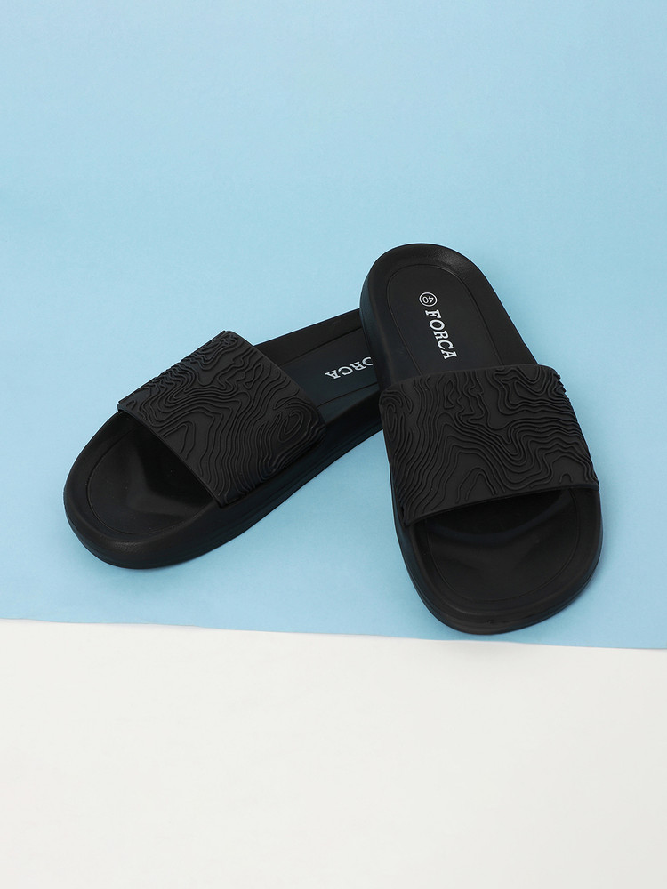 Forca by Lifestyle Men Forca By Lifestyle Men Black Tong Slippers - Buy  Forca by Lifestyle Men Forca By Lifestyle Men Black Tong Slippers Online at  Best Price - Shop Online for