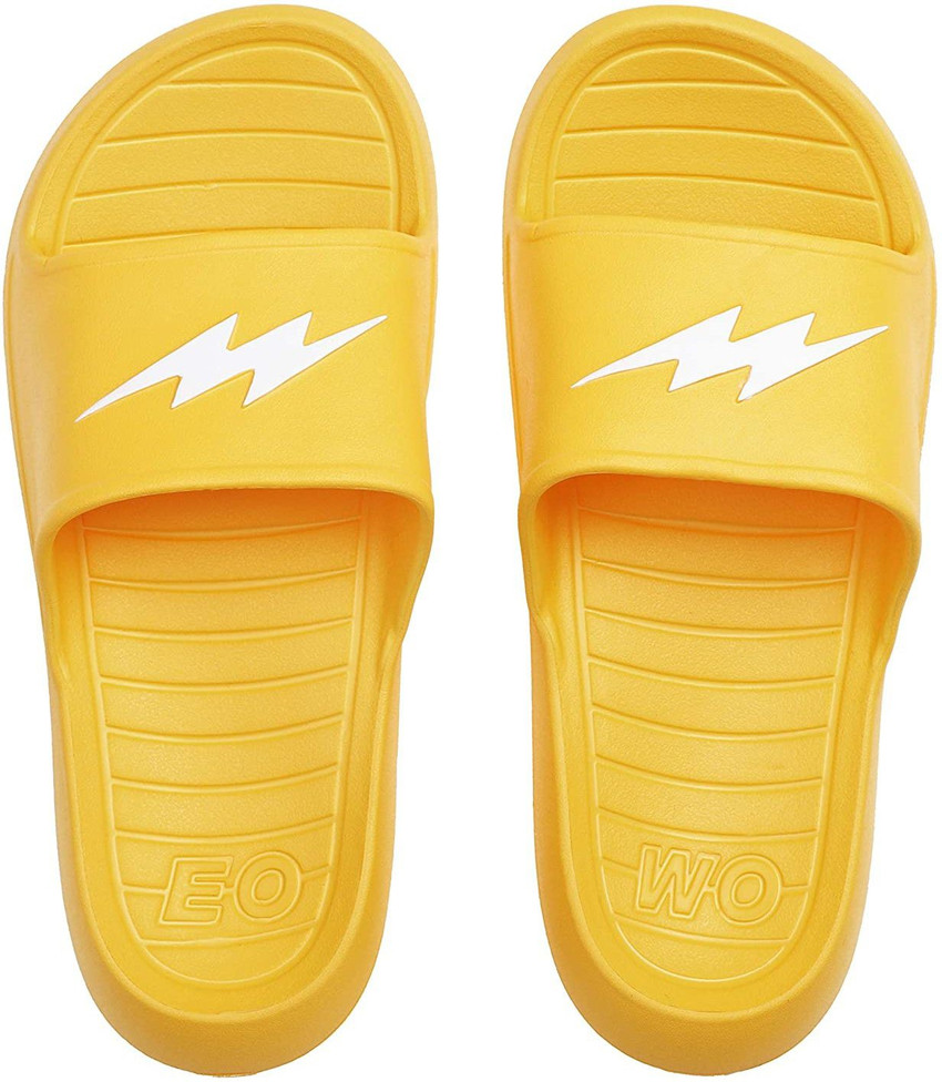 Nike benassi yellow deals
