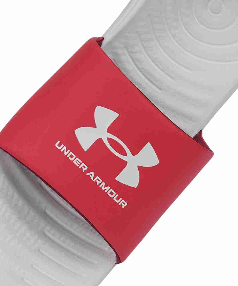 Under armour slides clearance red