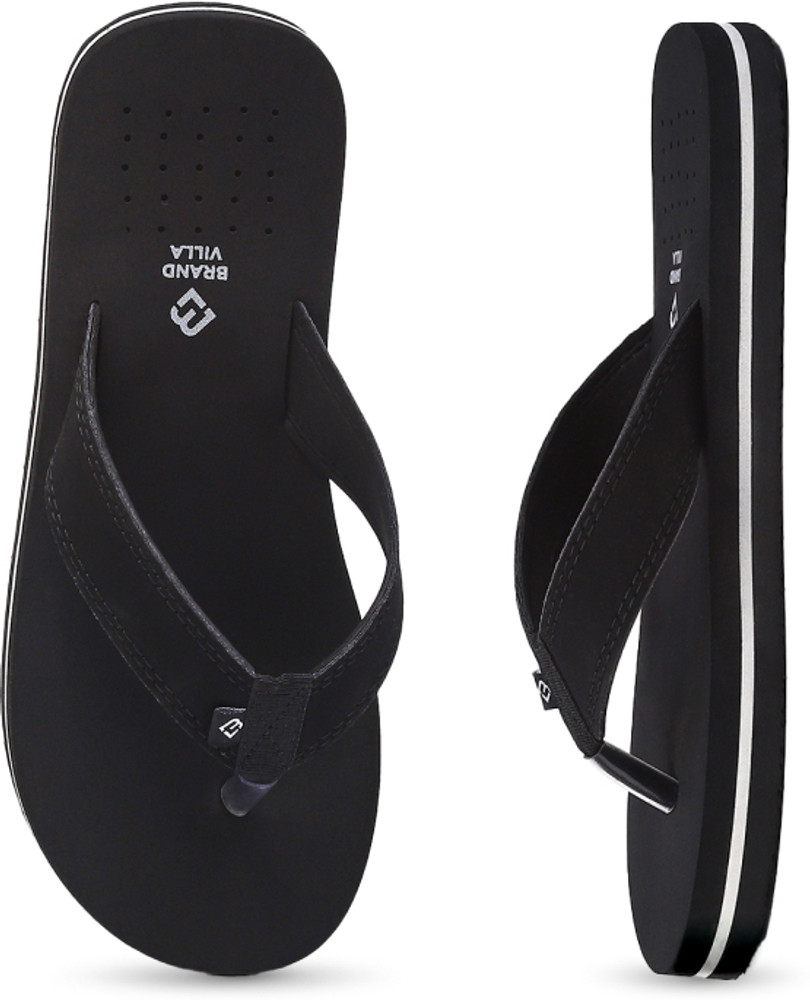 Mens branded top flip flops