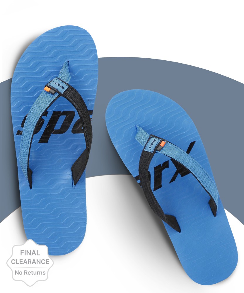 Sparx blue hot sale slippers