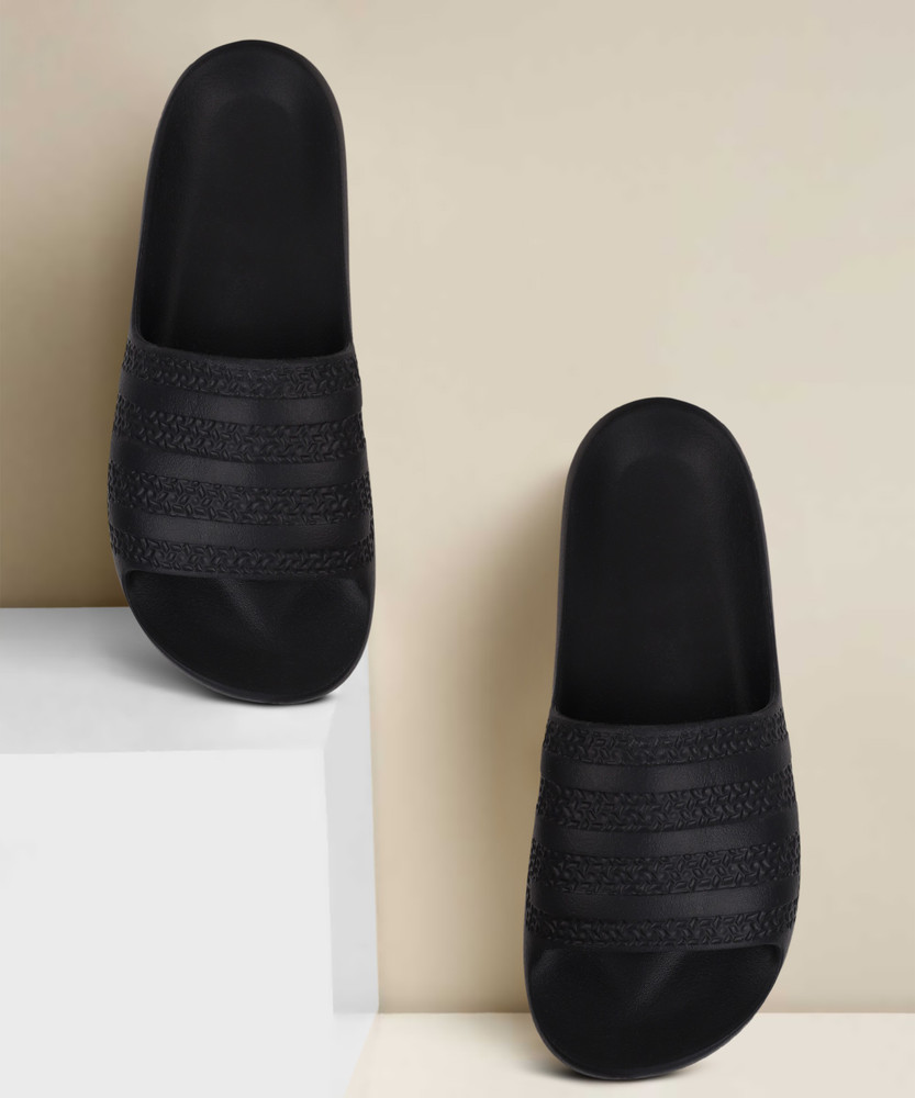Womens black adidas sale slides