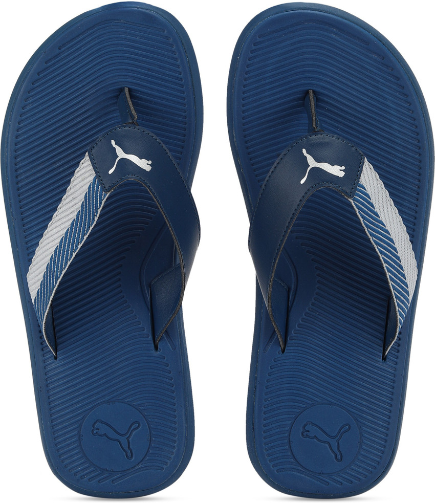 Puma slippers blue store
