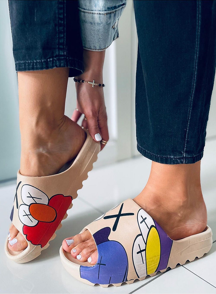 Yeezy sesame street slides discount