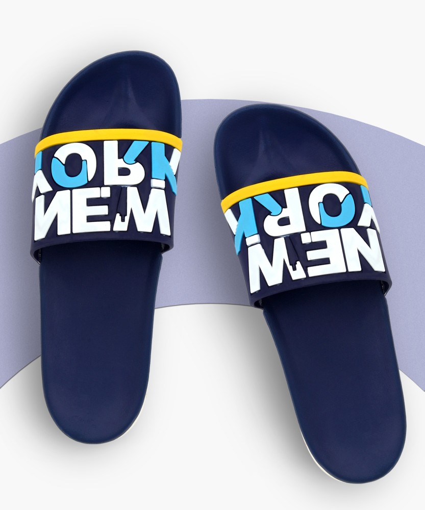 Blue slides for men new arrivals