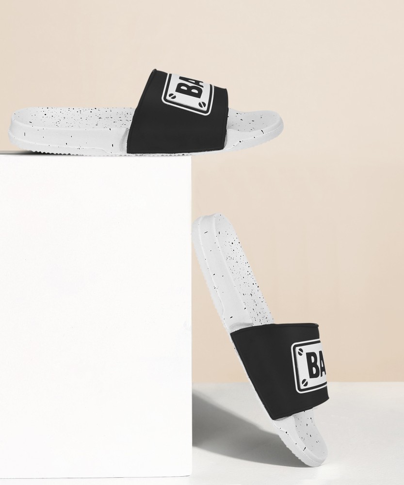 Boys white online slippers