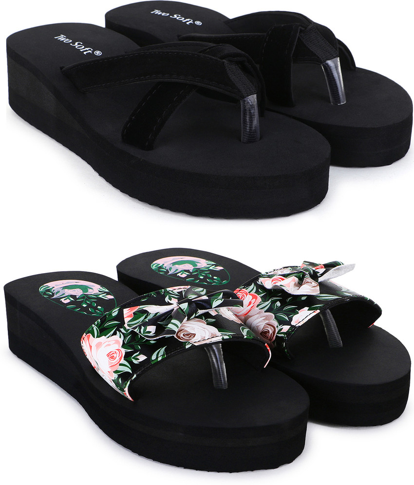TWO SOFT Women Flip Flops - Buy TWO SOFT Women Flip Flops Online at Best  Price - Shop Online for Footwears in India | Flipkart.com