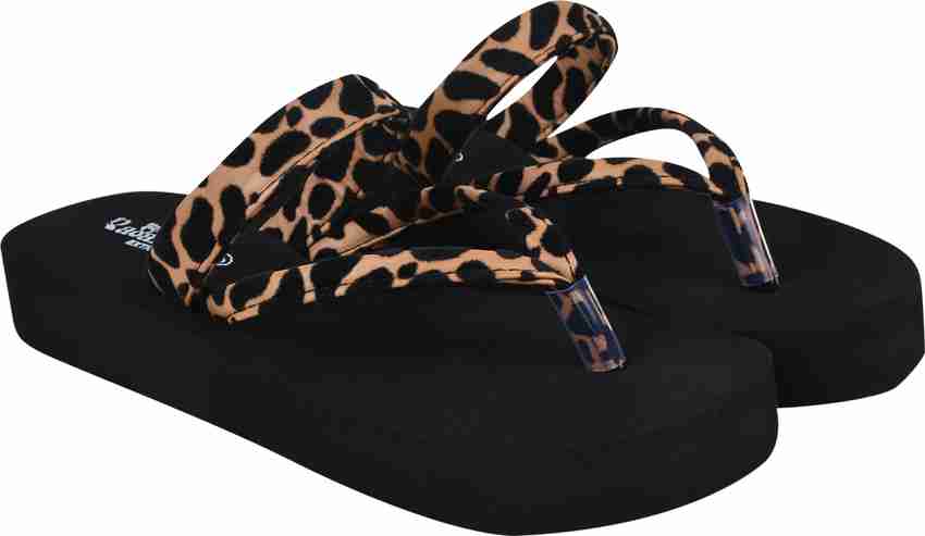 Animal print discount flip flops womens