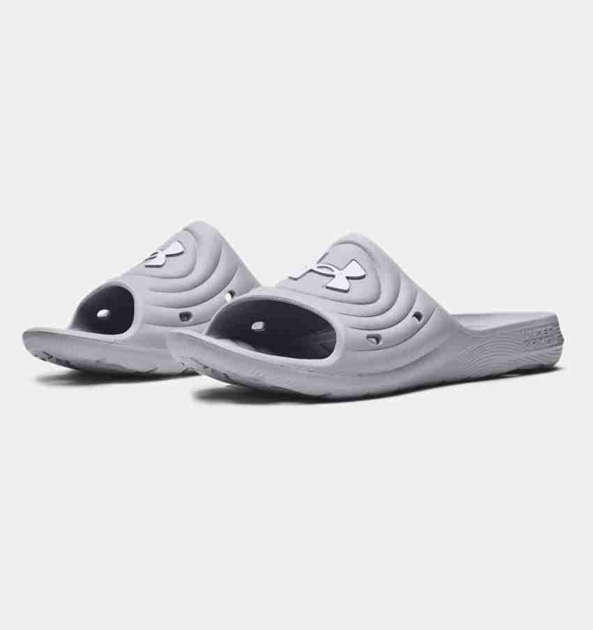 Grey under store armour slides