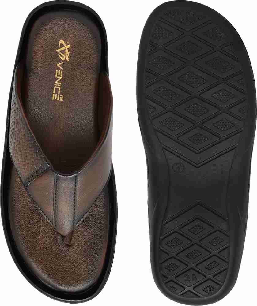 Mens leather flip flops size 10 sales