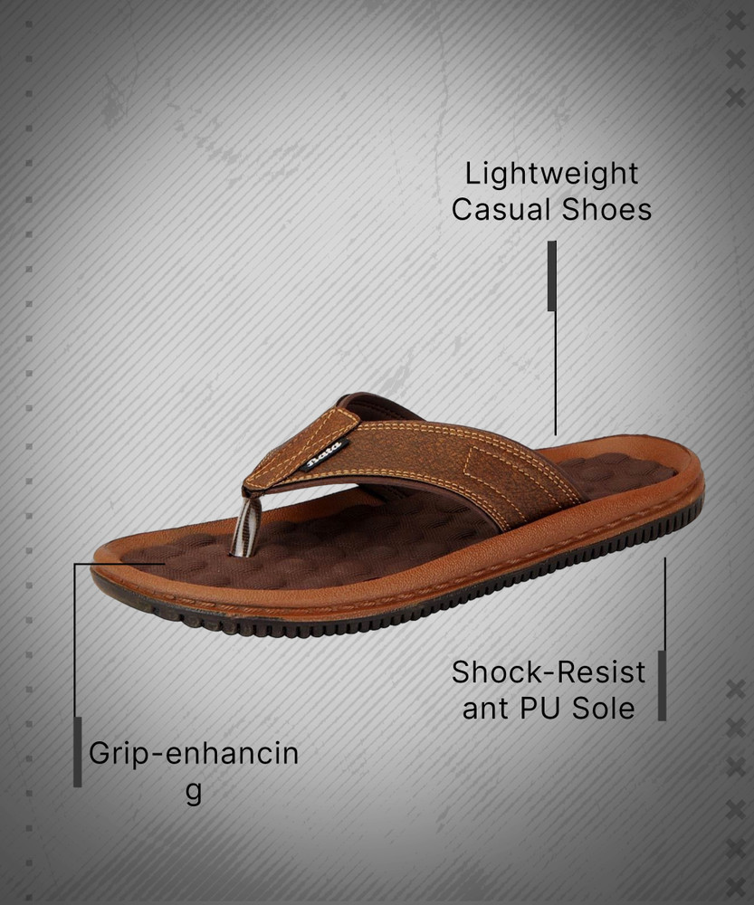Bata Men Slippers Buy Brown Color Bata Men Slippers Online at