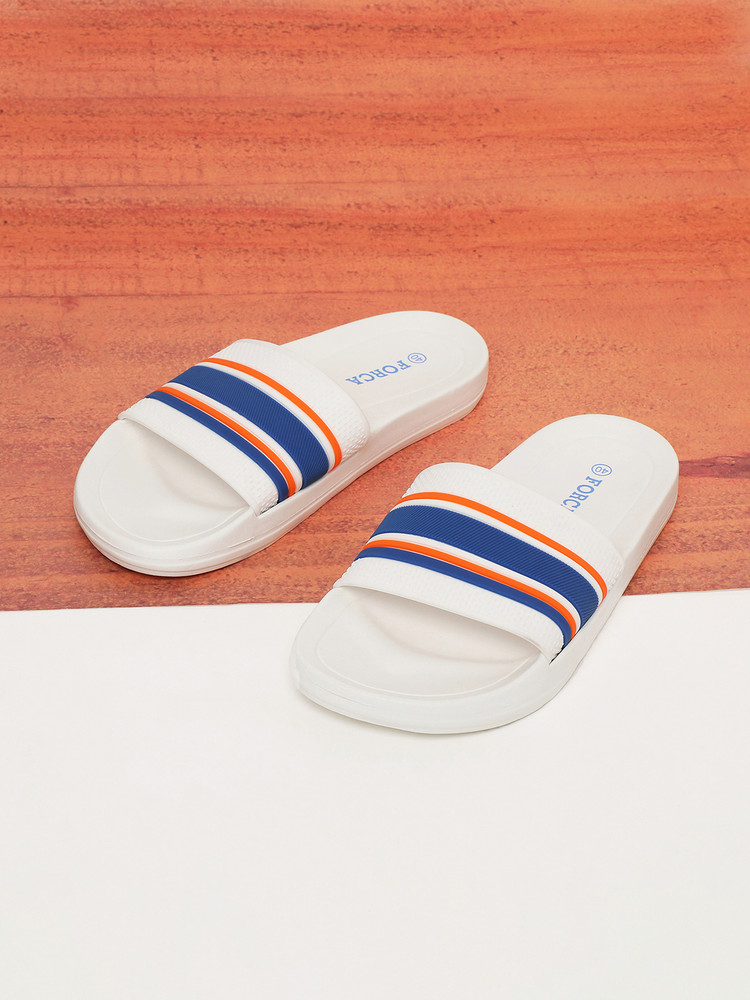 Forca by Lifestyle Men Forca By Lifestyle Men White Tong Slippers