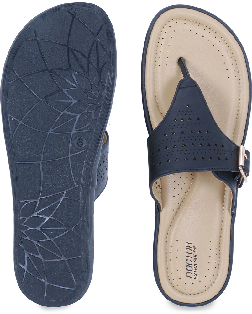 DOCTOR EXTRA SOFT Women Flat Memory Foam Slippers FlipFlops Comfortable Sandals Adjustable Strap Slippers Buy DOCTOR EXTRA SOFT Women Flat Memory Foam Slippers FlipFlops Comfortable Sandals Adjustable...