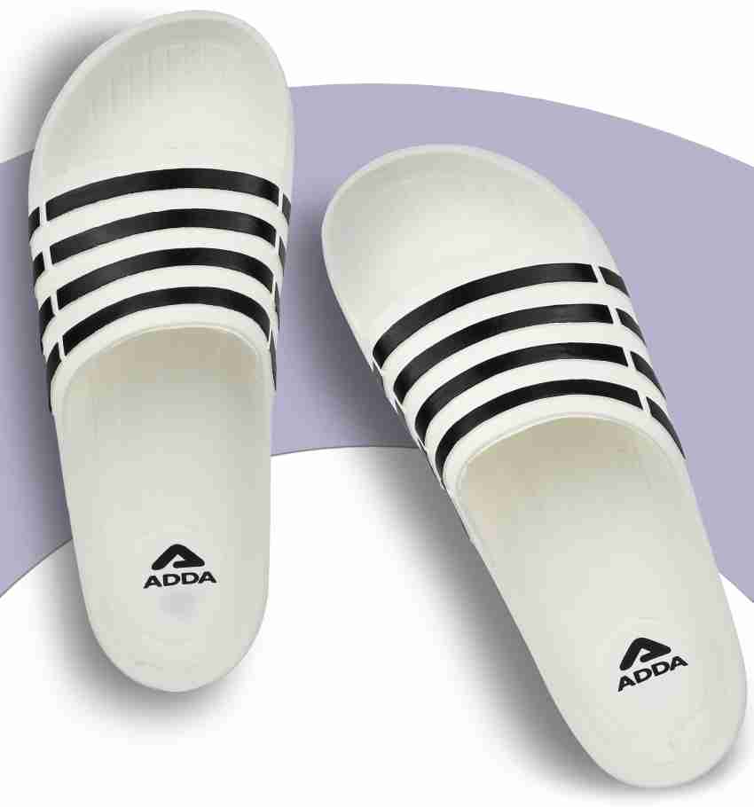 Adda on sale slippers white