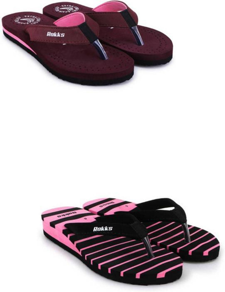 ROKKS Women Extra Soft Flip Flop for women ladies and girls Comfortable Fancy Slippers Buy ROKKS Women Extra Soft Flip Flop for women ladies and girls Comfortable Fancy Slippers Online at