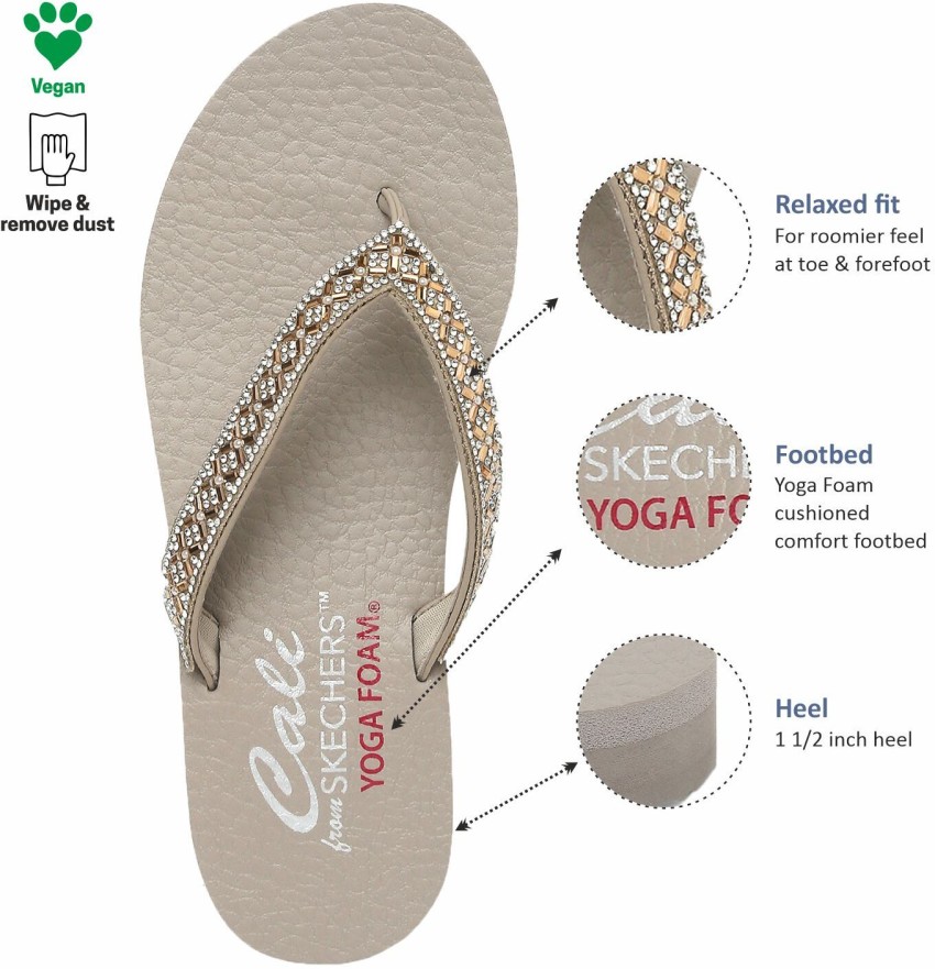 Skechers yoga foam outlet flip flops india