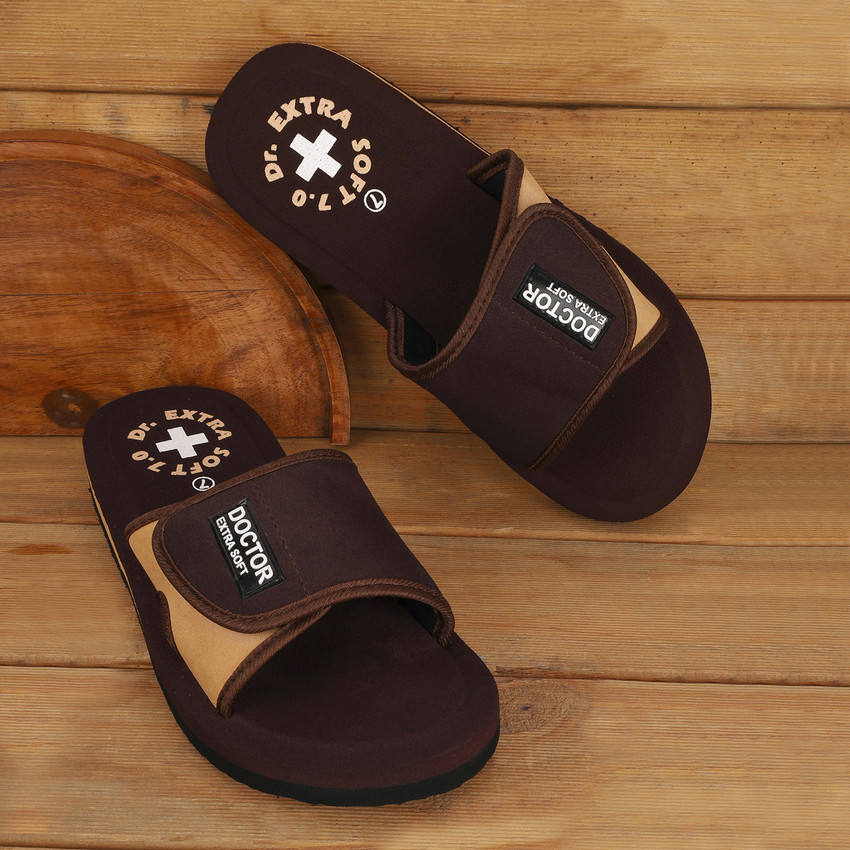 DOCTOR EXTRA SOFT Men EXTRA SOFT slippers for Men s Ortho Care Orthopaedic and Diabetic Comfort Doctor Slipper Dr. Slipper Flip Flop Slides and House Slipper for Men s and Boy s Slides Buy DOCTOR