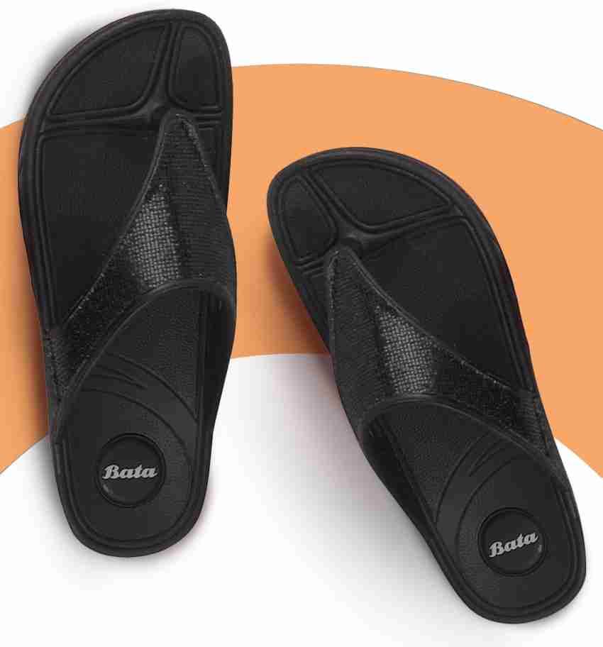 BATA womens Palm Black Slipper - 5 UK (6716305) : : Fashion
