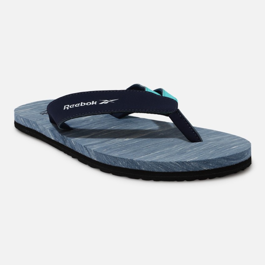 Reebok slippers blue hot sale