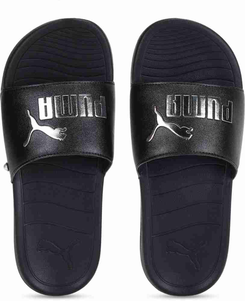 Silver 2025 puma slides