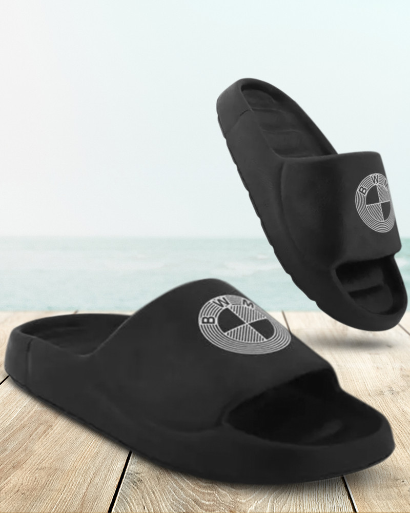 Mens arch support slides best sale