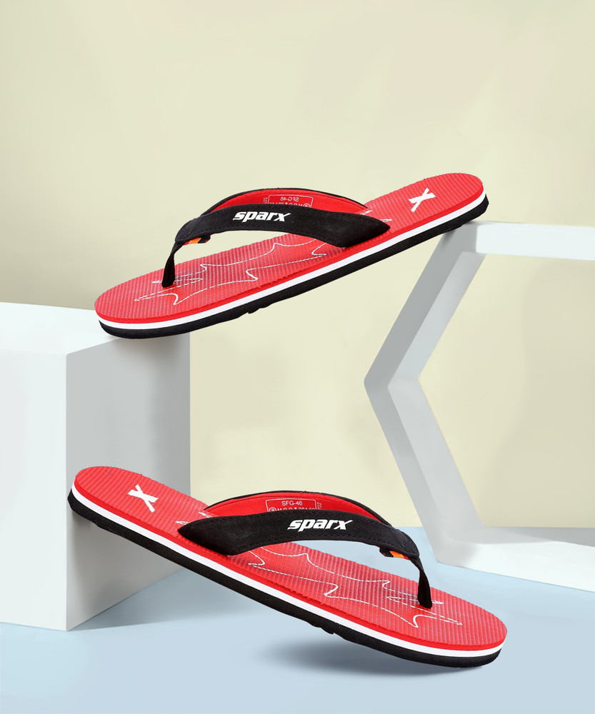 Sparx Men SFG 46 Black Red Slippers - Buy Sparx Men SFG 46 Black Red  Slippers Online at Best Price - Shop Online for Footwears in India |  Flipkart.com