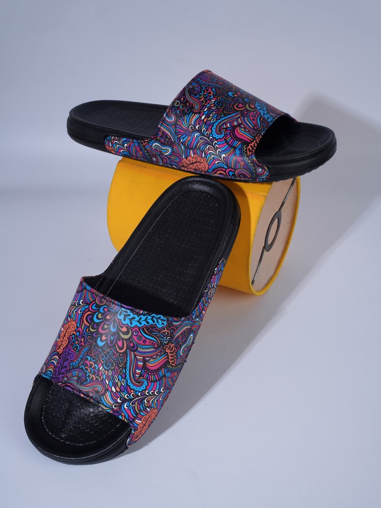 Foot Print Men Slides Buy Foot Print Men Slides Online at Best