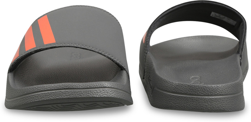 Orange and black adidas slides outlet