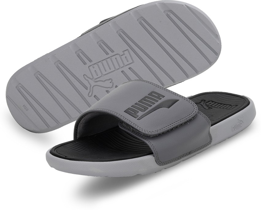 Grey store puma sliders