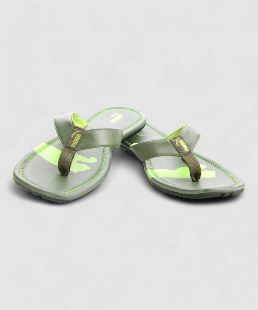 PUMA Men Drifter Cat Slippers Buy Burnt Olive Lime Punch Color PUMA Men Drifter Cat Slippers Online at Best Price Shop Online for Footwears in India Flipkart