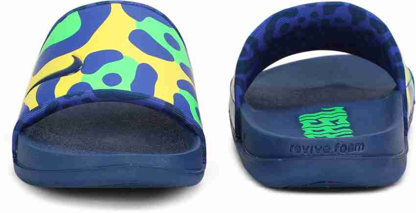 Blue camo best sale nike slides