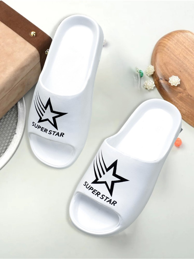 Superstar 5g men's slide sandals outlet white/black