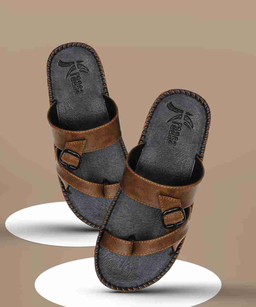 Gents cheap leather slippers