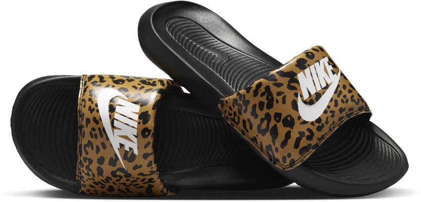 Nike discount leopard sliders