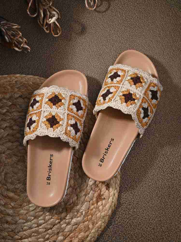 Tan 2025 womens slides