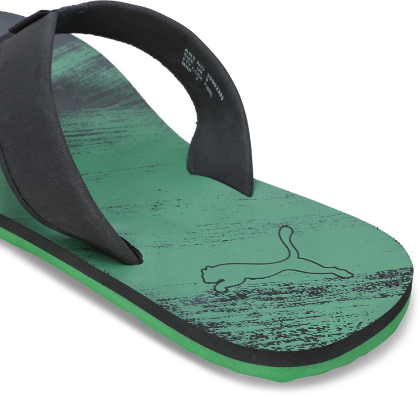 Puma best sale slippers green