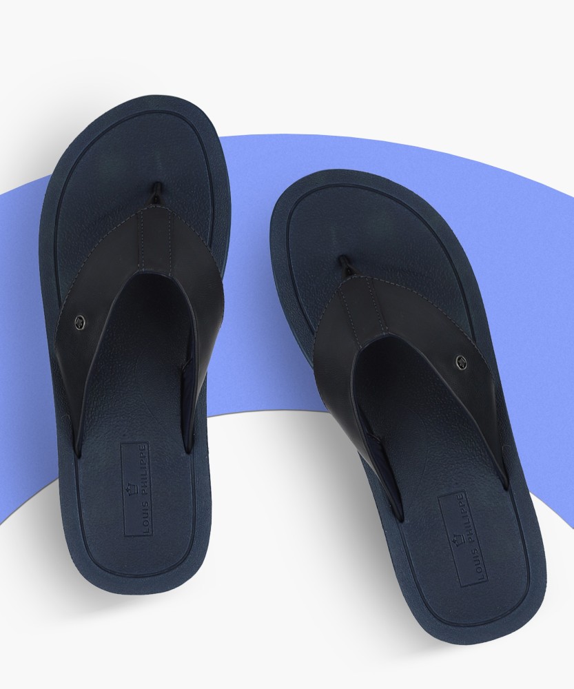 Buy Black Flip Flop & Slippers for Men by LOUIS PHILIPPE Online