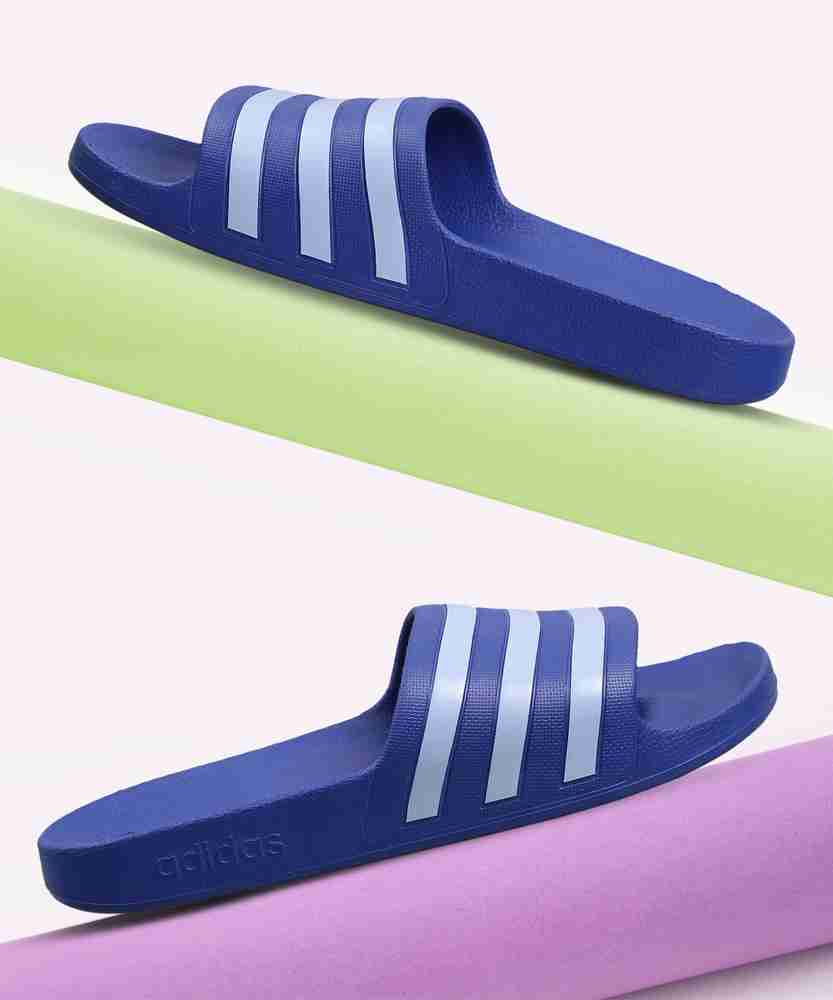 Adidas adilette best sale aqua slides blue