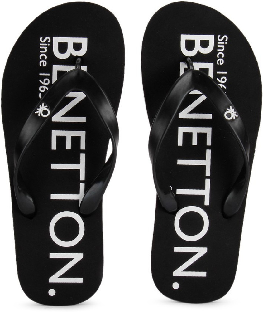 Benetton shop slippers black