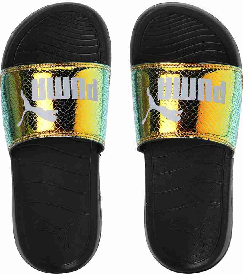 Women's puma best sale popcat slides