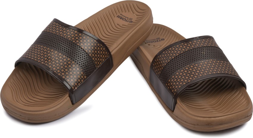 Tan best sale rubber slides