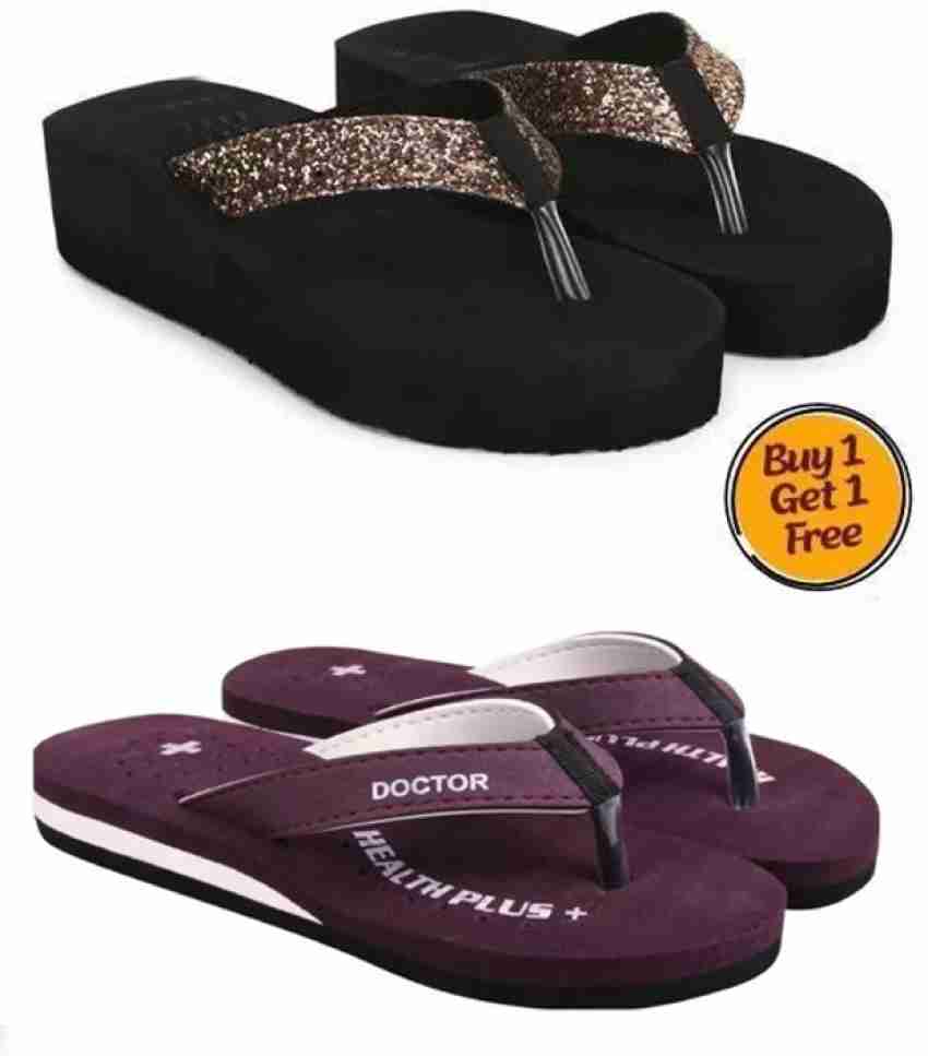 pack of 2 Comfortable Stylish Attractive Fancy Latest Heel Daily