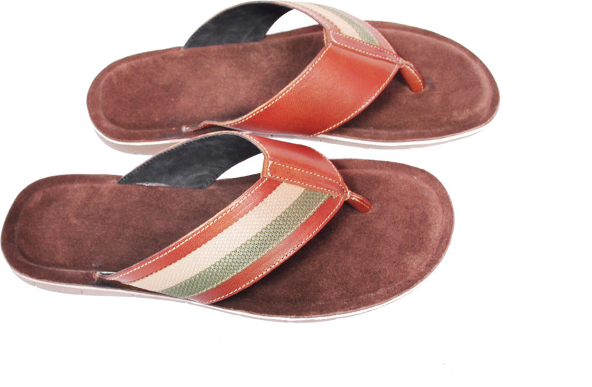 Leather chappal store