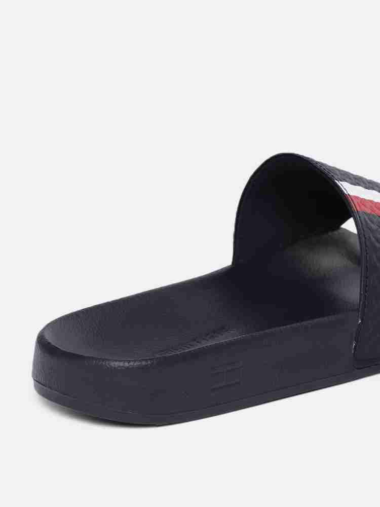 Navy blue best sale tommy hilfiger slides