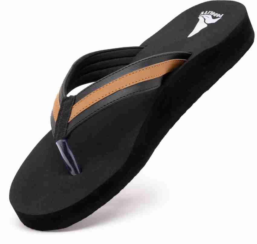 Slippers for flat 2025 feet men's