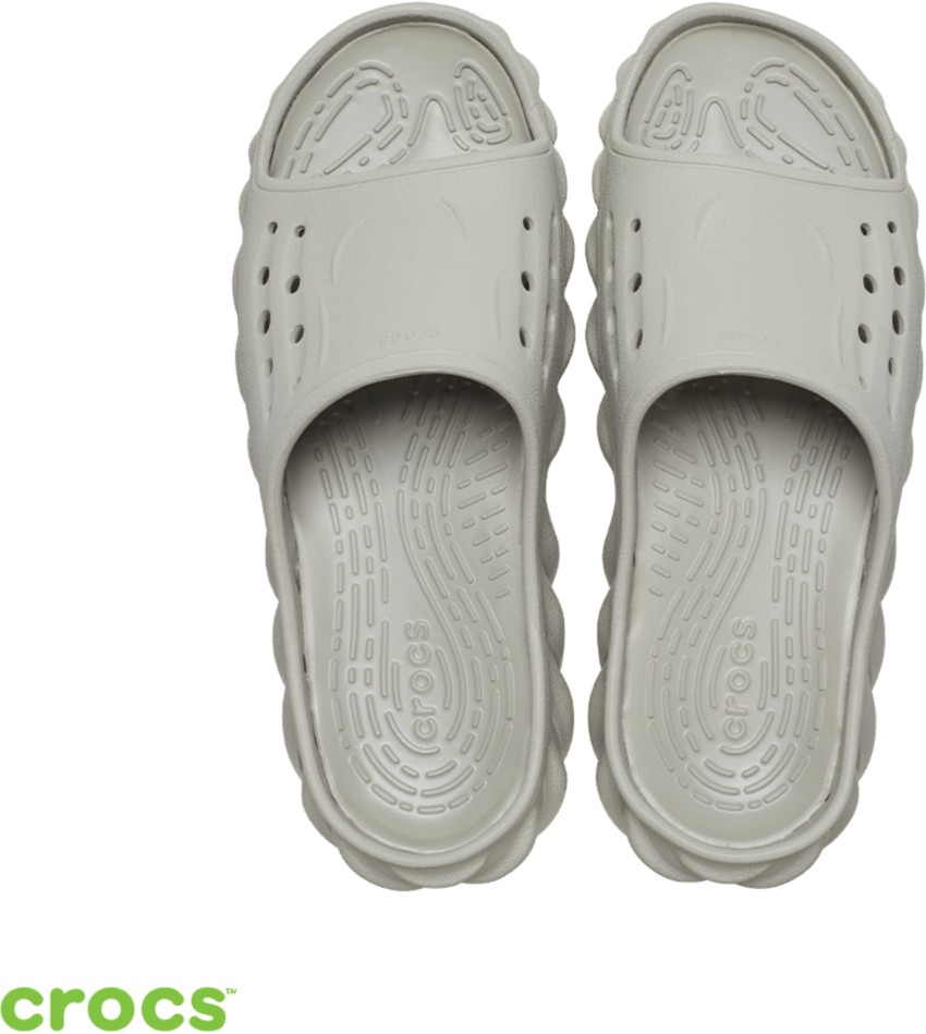 CROCS Men Echo Grey Men Slides Buy CROCS Men Echo Grey Men