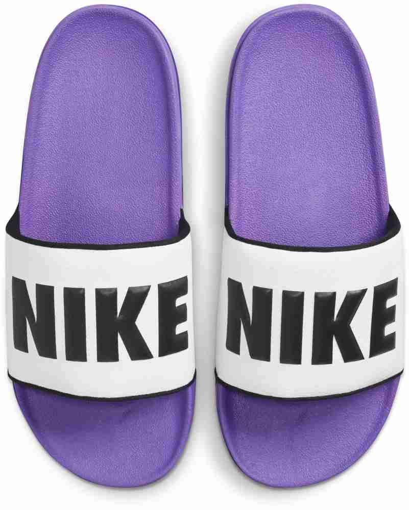 Purple nike slides mens new arrivals