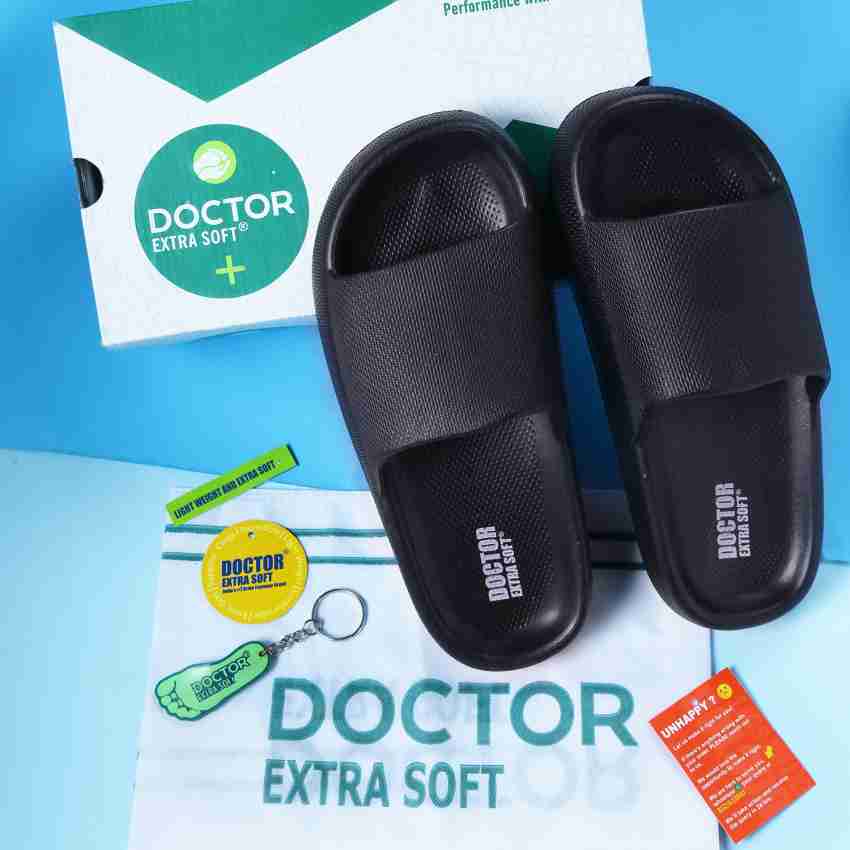 DOCTOR EXTRA SOFT Men Men s Classic Ultra Soft Sliders Slippers