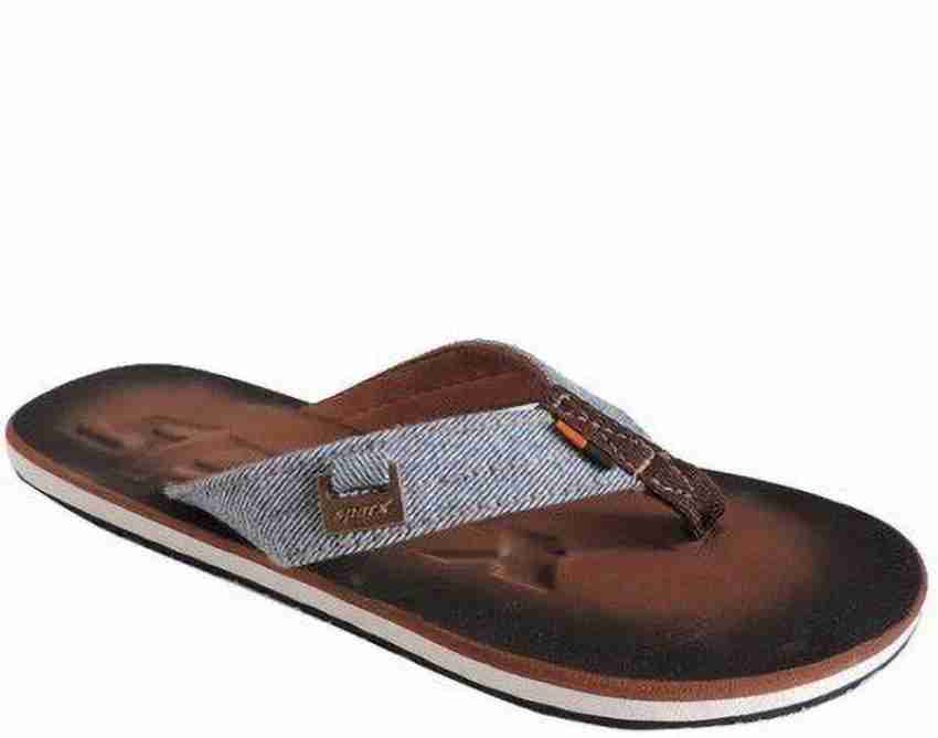 Buy Brown White Color Sparx Men SFG 37 Flip Flops Online at Best