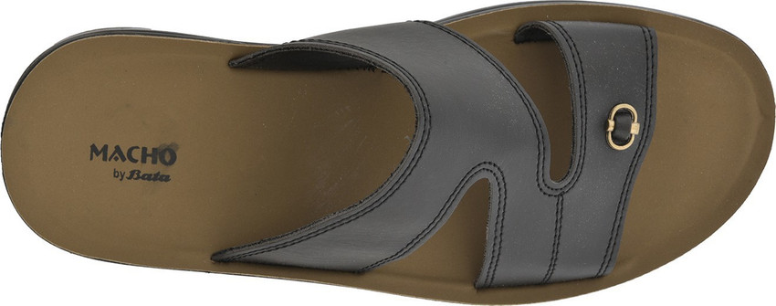 Bata Men Slippers Buy Black Color Bata Men Slippers Online at